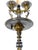1910s Candleabra Floor Lamp With Lion Heads in Solid Cast Brass #2612 For Sale - Image 10 of 11