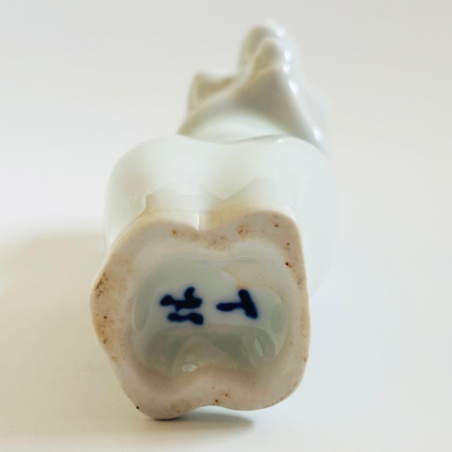 Vintage Woman Porcelain Milk Pitcher or Creamer For Sale - Image 9 of 9