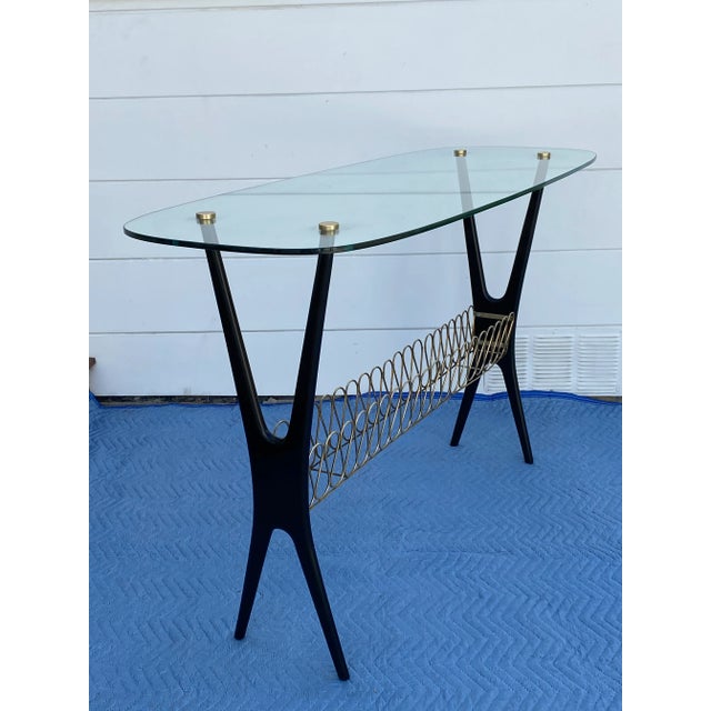 1950’s Italian X-Base Console Table For Sale - Image 13 of 13