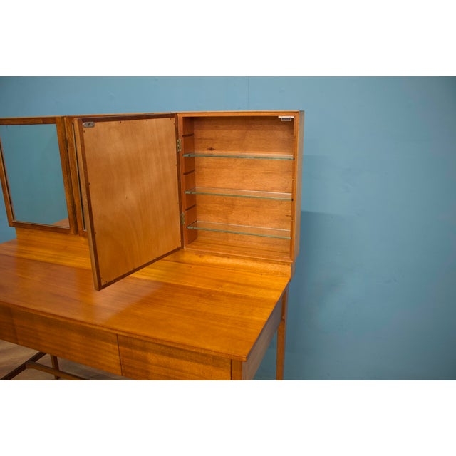 Mid-Century Teak Dressing Table in the style of Heals, 1960s For Sale - Image 9 of 10