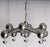 George Kovacs Mid-Century Modern Robert Sonneman for George Kovacs Molecular Style Chrome Chandelier, Attributed For Sale - Image 4 of 6