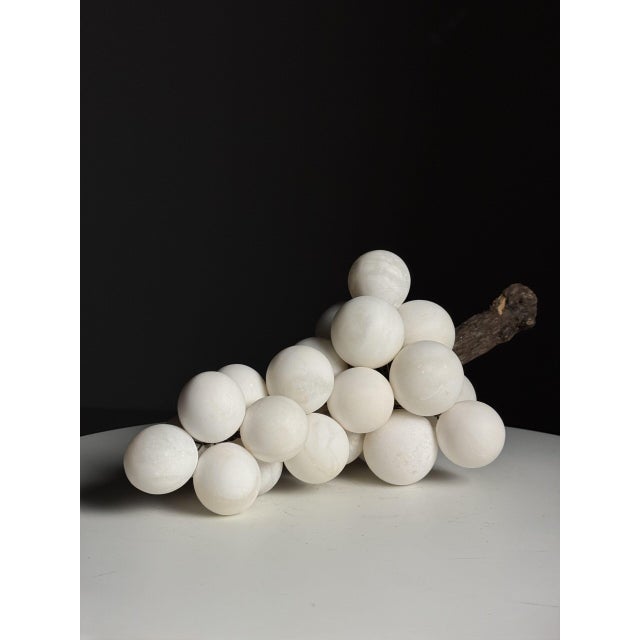 White Alabaster Grape Cluster For Sale - Image 10 of 11