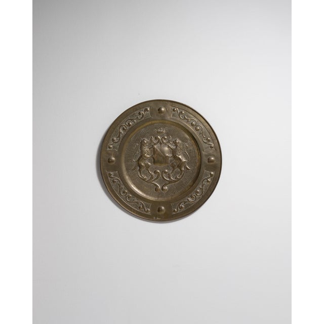 Early 20th Century France Brass Plate For Sale - Image 9 of 15