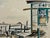 Rustic Henry Emil Salloch Original Watercolor on Paper Freeport, Long Island. 1953. For Sale - Image 3 of 7