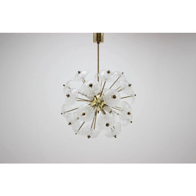 Space Age Dandelion Sputnik Pendants, 1970s, Set of 4 For Sale - Image 4 of 7