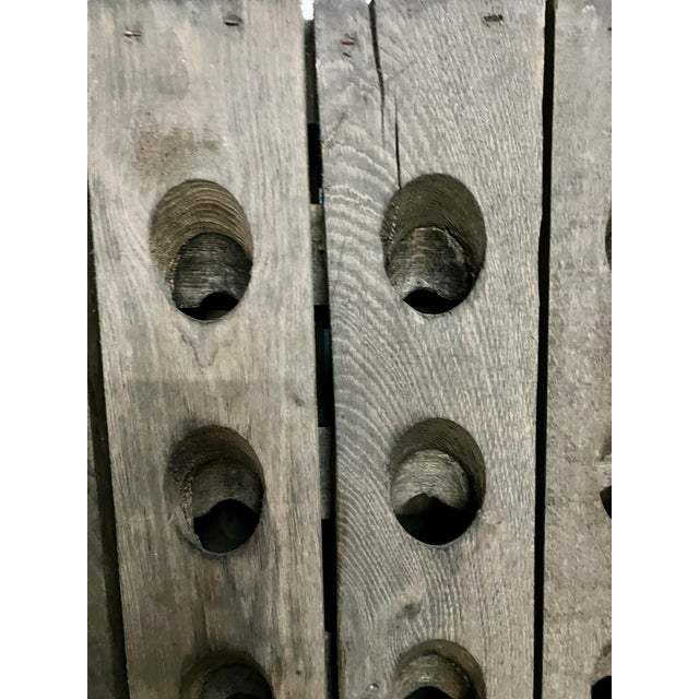 1980s French Country Wine Riddling Rack For Sale - Image 12 of 12