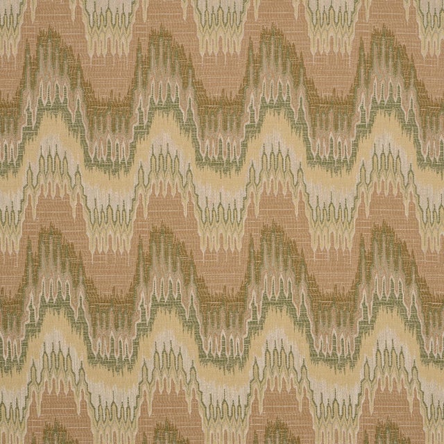 Sample - Schumacher Elio Flamestitch Fabric In Citron For Sale In New York - Image 6 of 6