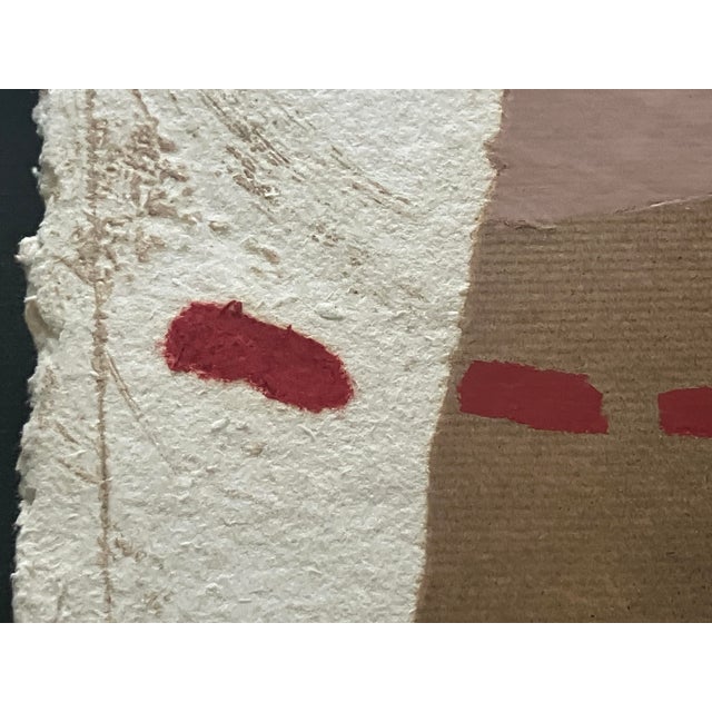 James Coignard, Original Embellished Carborundum Etching, 'Vecteur Rouge' Signed, #33/95, Framed, 1989 For Sale - Image 9 of 16