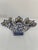 Blue Mid 20th Century Blue and White Majolica Tulip Vase, Tulipiere For Sale - Image 8 of 13