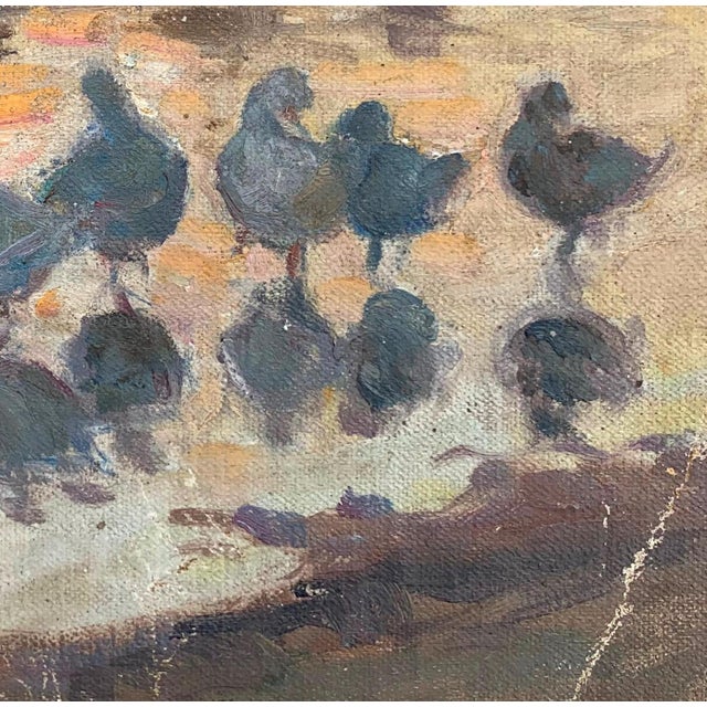Impressionism River Oil Painting, Ukrainian Art, 1960s 30-31 For Sale - Image 6 of 6