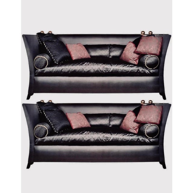 The most luxurious and sumptuous pair of Sofas you may ever find, made for a Prince & Princess!!! The chic updated...