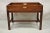 Antique English Georgian Mahogany Butler's Style Coffee Table with Dovetail. Item features dovetailed joints, stretcher...
