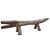 Tribal Carved Wood Crocodile Log Bench For Sale - Image 3 of 5