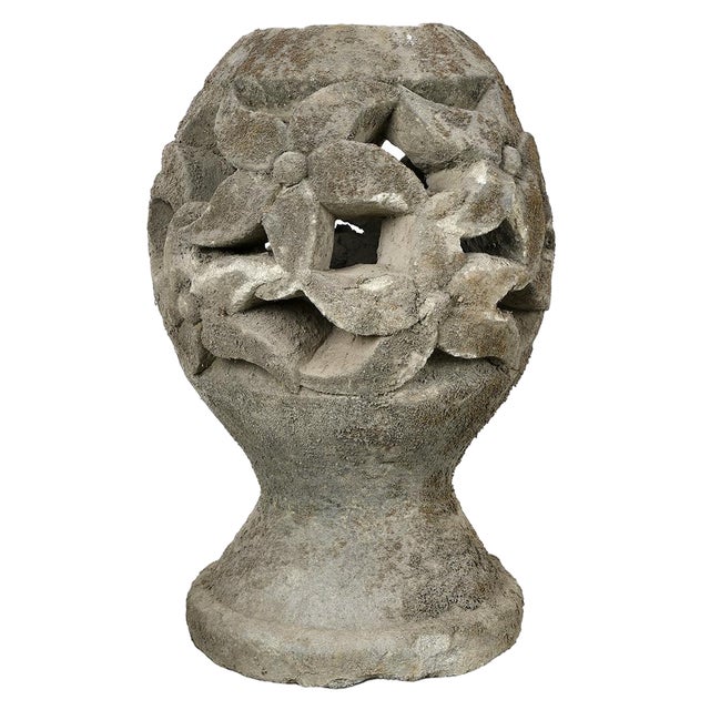 Garden Ornament in Stone For Sale