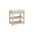 Contemporary Matthew Izzo Home Garbo Cerused Oak Two Drawer Side Table With Acrylic and Brass Bar Handles And For Sale - Image 3 of 6