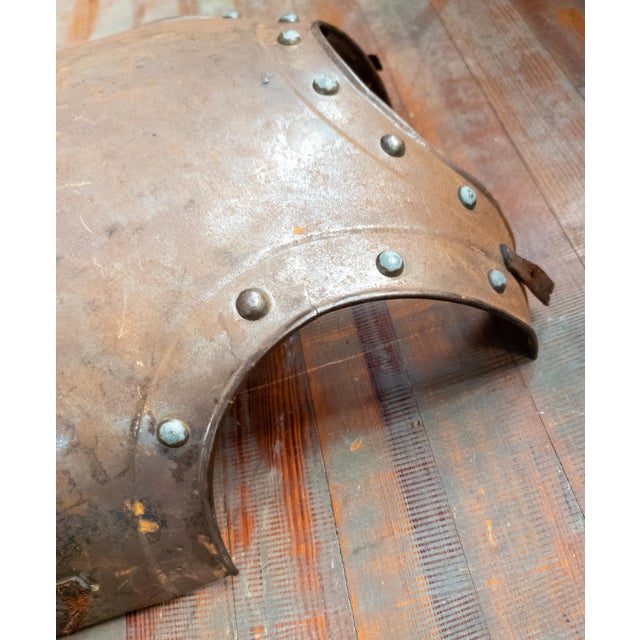 Brown 19th or 20th Century Decorative Renaissance Revival Breastplate Cuirass Armor For Sale - Image 8 of 16