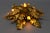 Gold Gilt Metal Leafed Sunburst-Shaped Four-Light Flush Mount, 1970s For Sale - Image 8 of 18