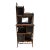Antique Regency Chinoiserie Bamboo Whatnot Cabinet Bookcase For Sale