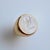 Gold Vintage White Chalcedony Eagle Intaglio 14k Gold Signet Ring, Size 8.5 For Sale - Image 8 of 10
