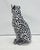 Contemporary Snow Leopard Ceramic Figurine by Ceramiche Boxer For Sale - Image 3 of 7