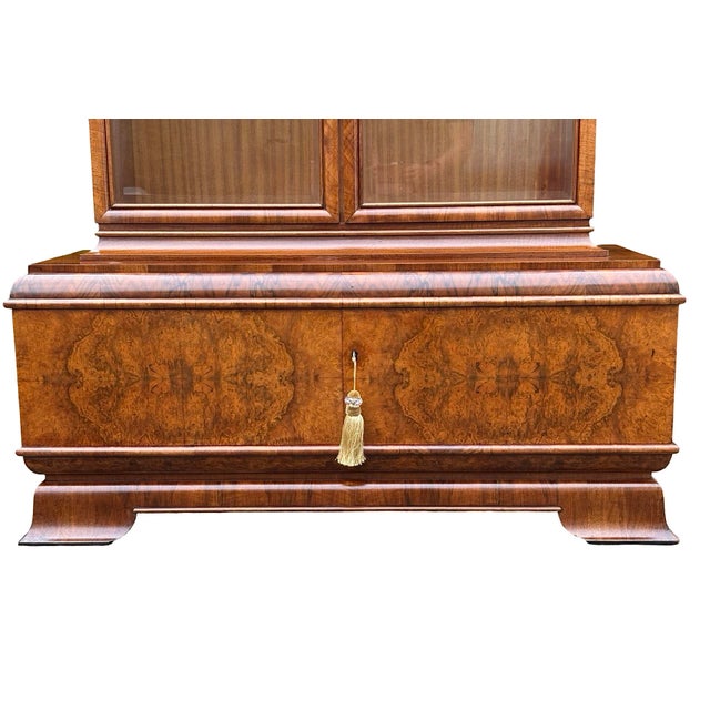 Art Deco Glazed Bookcase, 1930s For Sale - Image 6 of 16