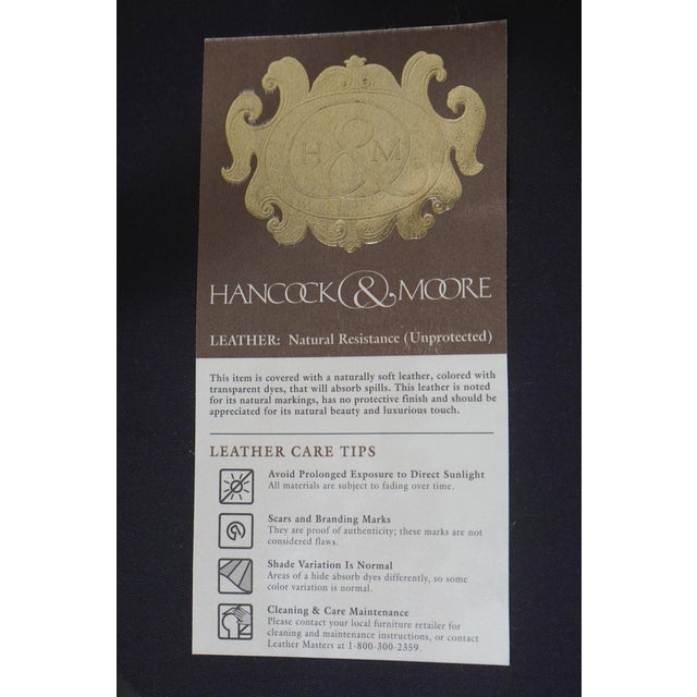 Hancock & Moore Tufted Leather Window Bench For Sale - Image 14 of 14