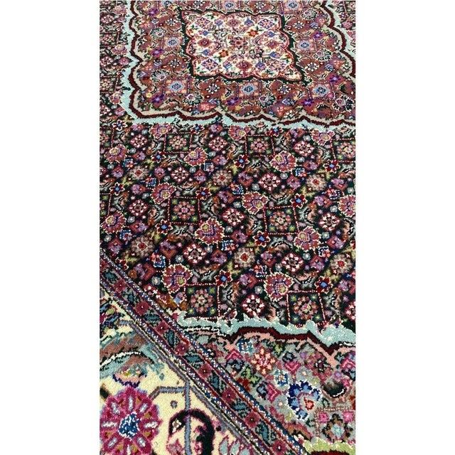 1990s 1990s Handwoven Persian Area Rug 4x6 For Sale - Image 5 of 8