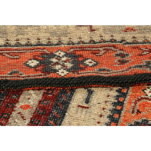 Beige Rug & Kilim’s Burano Rug in Beige With Human Pictorials and Floral Patterns For Sale - Image 8 of 8