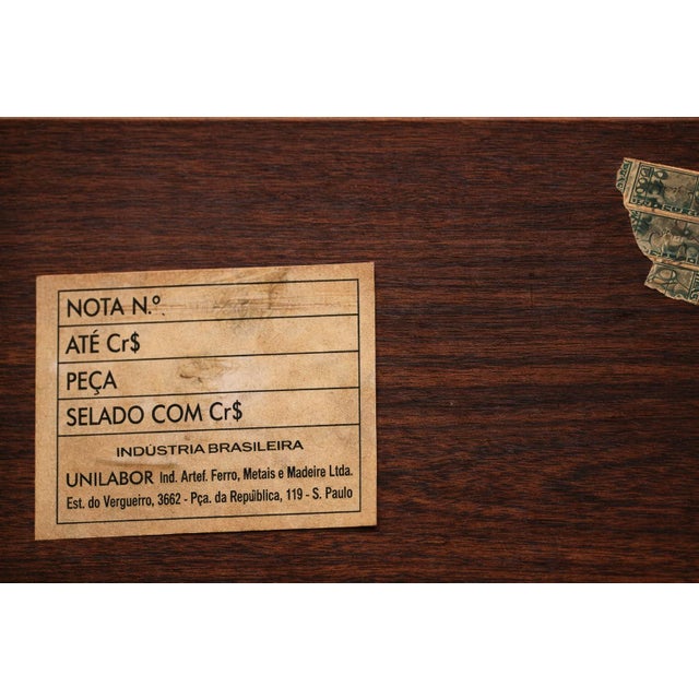 “Mf 710” Modular Bookshelf in Rosewood & Metal, Geraldo De Barros for Unilabor, Brazil, C. 1955 For Sale - Image 14 of 17