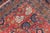 Antique Persian Bidjar Rug With Red Field and Bold Blue Floral Design 4'5 X 6'5 For Sale - Image 12 of 12