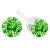 Contemporary .925 Sterling Silver 1/5 Cttw Round Brilliant-Cut Green Diamond Classic 4-Prong Stud Earrings (Fancy Color-Enhanced, I2-I3 Clarity) For Sale - Image 3 of 5