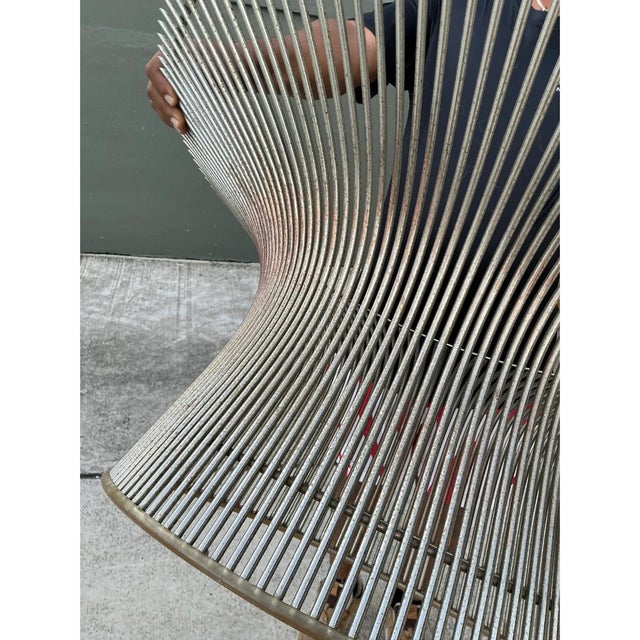 Warren Platner Glass and Steel Coffee Table For Sale - Image 11 of 12
