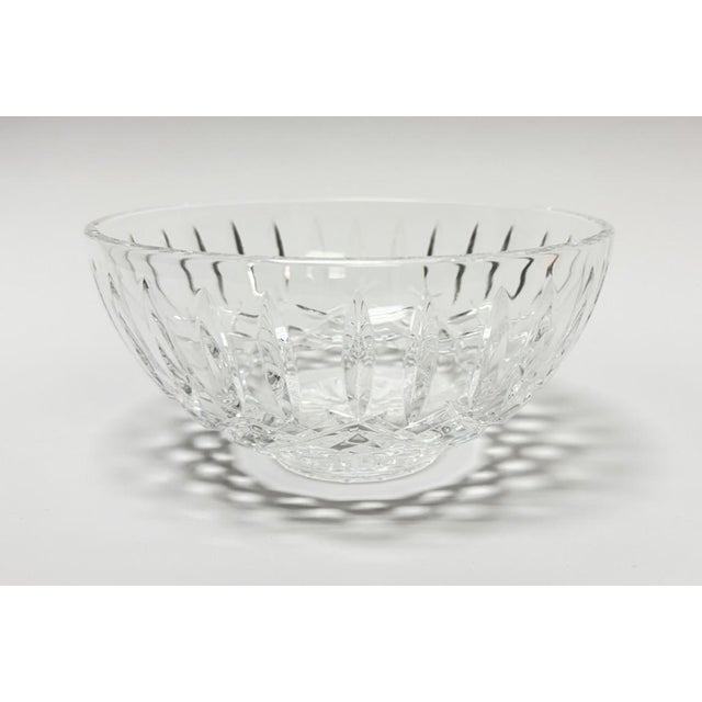 This Waterford Crystal Wicklow 7″ bowl features deep vertical and cross-cut facets that catch and reflect light...
