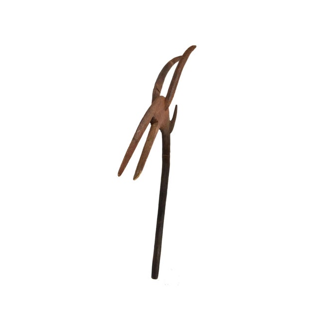 African Early 20th Century Bobo Antelope Staff Wood Burkina Faso For Sale - Image 3 of 7
