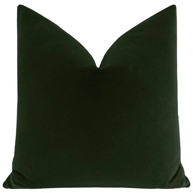 Pair of beautiful custom-made luxury Designer pillows in a Fern colorway. Meticulously handcrafted with serged interior...