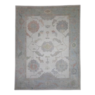 Turkish Oushak Rug 13'9" x 17'7" For Sale