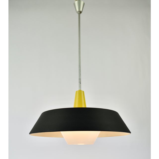 Yellow 1959 Niek Hiemstra for Philips Model Nb23 Pendant Light For Sale - Image 8 of 12