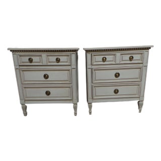 Gustavian Style 3 Drawer Chest of Drawers For Sale