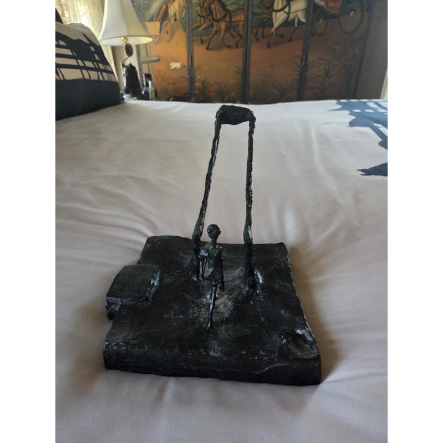 19th Century George Spaventa's Abstract Bronze Sculpture For Sale - Image 4 of 6