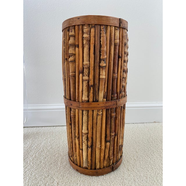 Mid Century Bamboo Umbrella Stand Chairish