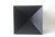 Black Ronald Willemsen for Metaform Style Postmodern Matt Black Metal Origami Side, Coffee Table Base For Sale - Image 8 of 11