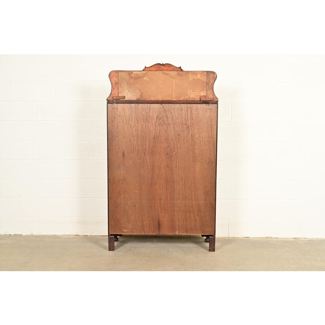 Antique Victorian Carved Oak Two-Door Bookcase, Circa 1890s For Sale - Image 14 of 15