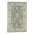 Gray & Green Turkish Oushak Rug 5'9" x 9' For Sale