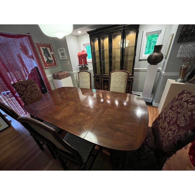 Mid-Century Modern Vintage Henredon 88l #10 Extendable Dining Table For Sale - Image 3 of 12