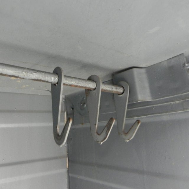 Industrial Steel Locker with 3 Doors, 1950s For Sale - Image 16 of 18