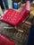 1960s Attributed Knoll Barcelona Chair & Matching Ottoman – Early 1960s Chrome Frame, Custom Red Leather, Laurel Canyon Provenance For Sale - Image 5 of 15
