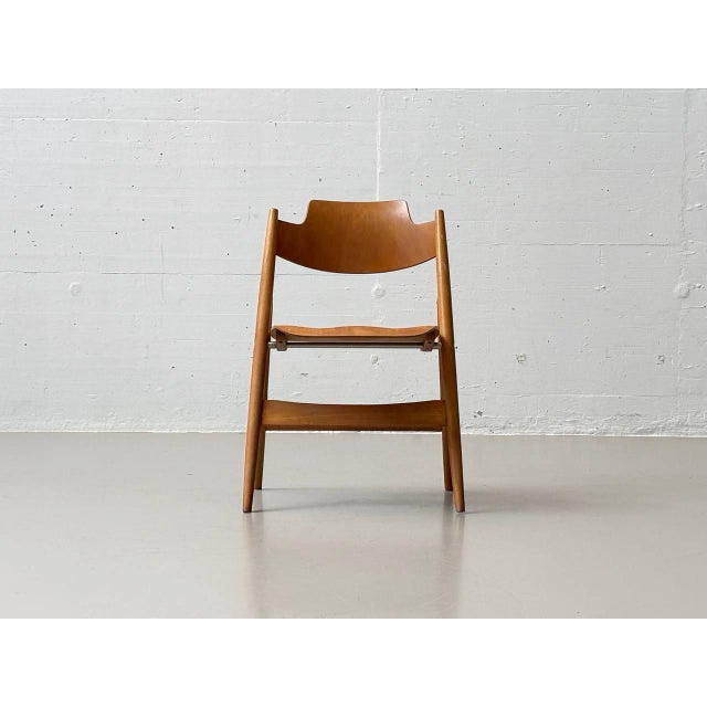 Wood SE 119 Folding Chair by Egon Eiermann for Wilde + Spieth For Sale - Image 7 of 18