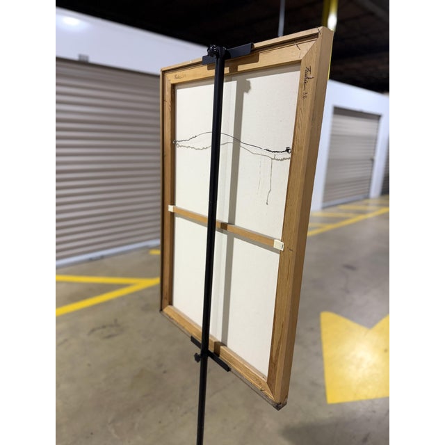 1980s Blue Man by Virginia Cohn Parkum(1943-2025) For Sale - Image 6 of 12