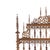 Furniture - Bobbin lace bed; in fine wood - 18th century. Portuguese; 18th century in fine wood. Decorated with bobbin...