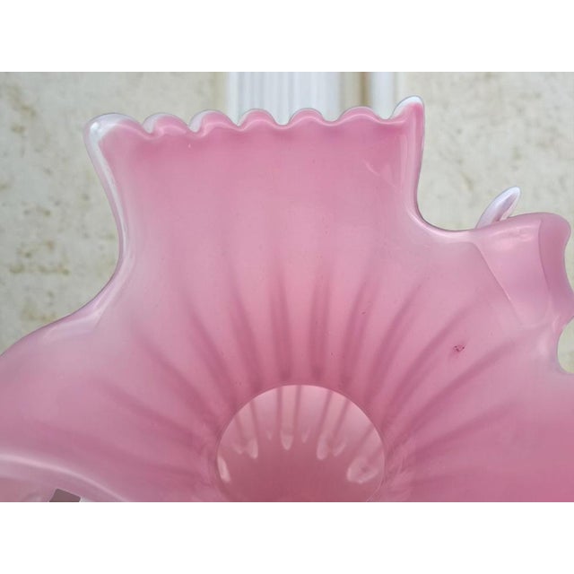 Murano Opaline Glass Vase from Seguso, 1960s For Sale - Image 9 of 12